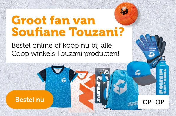 Groot fan van Soufiane Touzani? Bestel online of koop nu bij alle Coop winkels Touzani producten! OP=OP