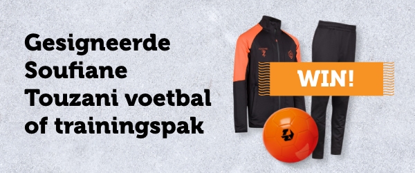 WIN! Gesigneerde Soufiane Touzani voetbal of trainingspak