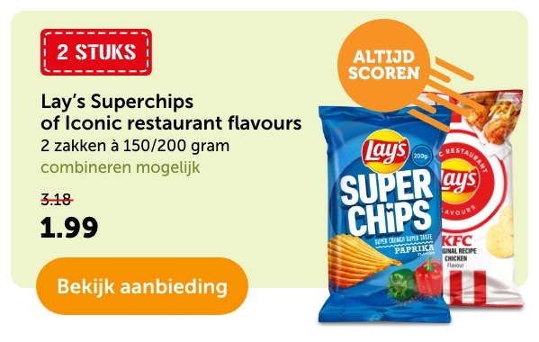 Lay's Superchips of Iconic restaurant flavours