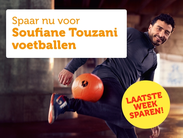 Spaar nu voor unieke Touzani voetballen. LAATSTE WEEK SPRAREN!