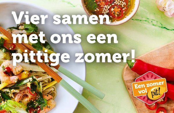 Vier samen met ons een pittige zomer!