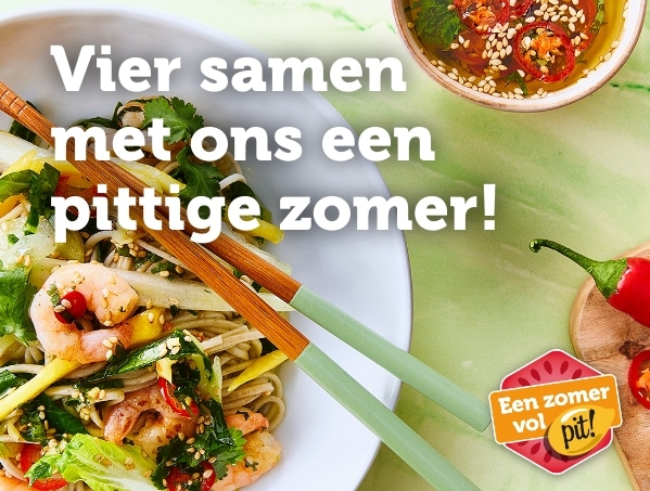 Vier samen met ons een pittige zomer!