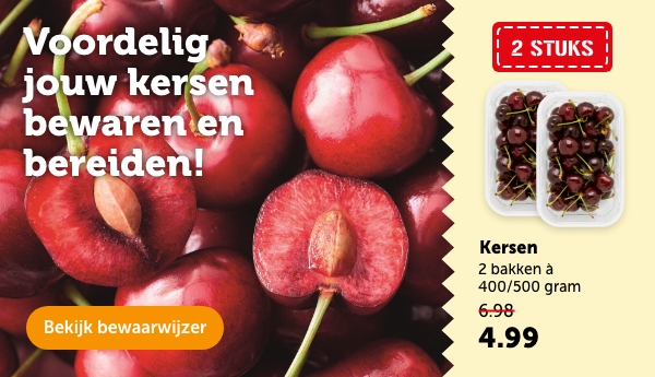 Voordelig jouw kersen bewaren en bereiden!