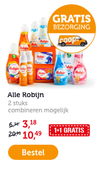 Alle Robijn. 2 stuks. Combineren mogelijk. 1+1 GRATIS.