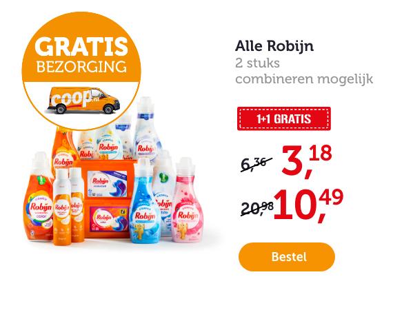 Alle Robijn. 2 stuks. Combineren mogelijk. 1+1 GRATIS.