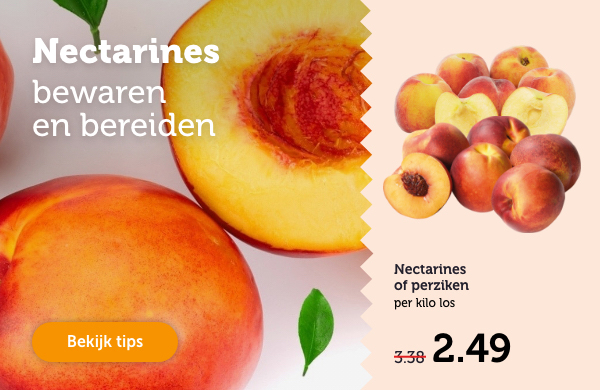 Nectarines bewaren en bereiden. Bekijk tips.