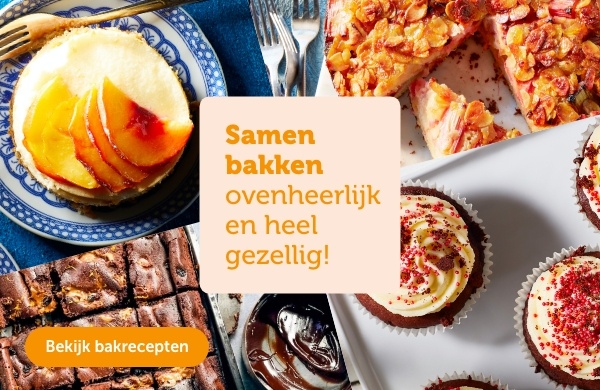 Samen bakken. Ovenheerlijk en heel gezellig! Bekijk bakrecepten