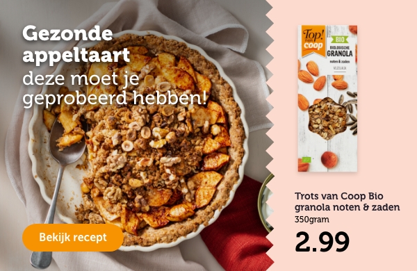 Gezonde appeltaart. Deze moet je geprobeerd hebben! Bekijk recept