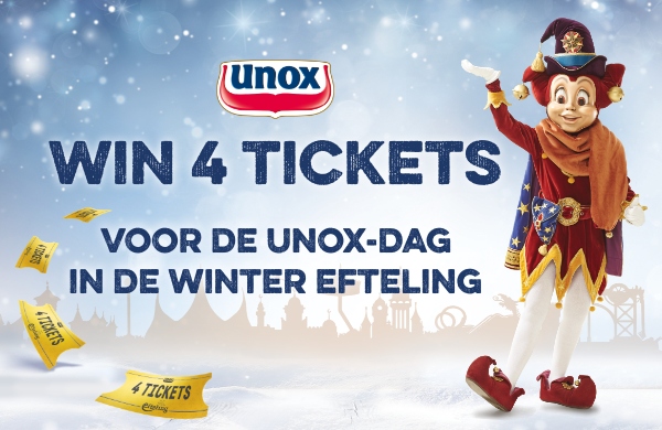 Win 4 tickets voor de Unox-dag in de Winter Efteling