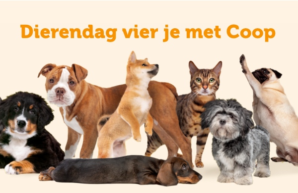 Dierendag vier je met Coop