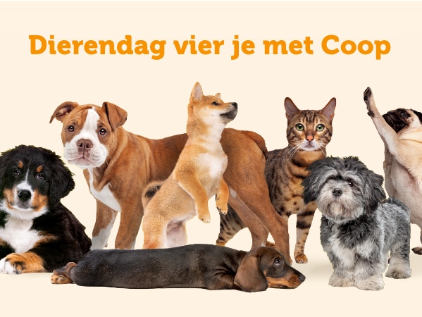 Dierendag vier je met Coop