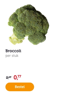 Broccoli. Per stuk