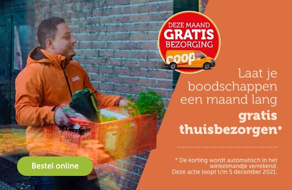 Laat je boodschappen een maand lang gratis thuisbezorgen