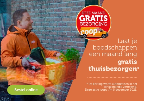 Laat je boodschappen een maand lang gratis thuisbezorgen