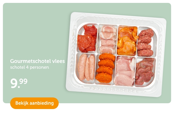 Gourmetschotel vlees | schotel voor 4 personen