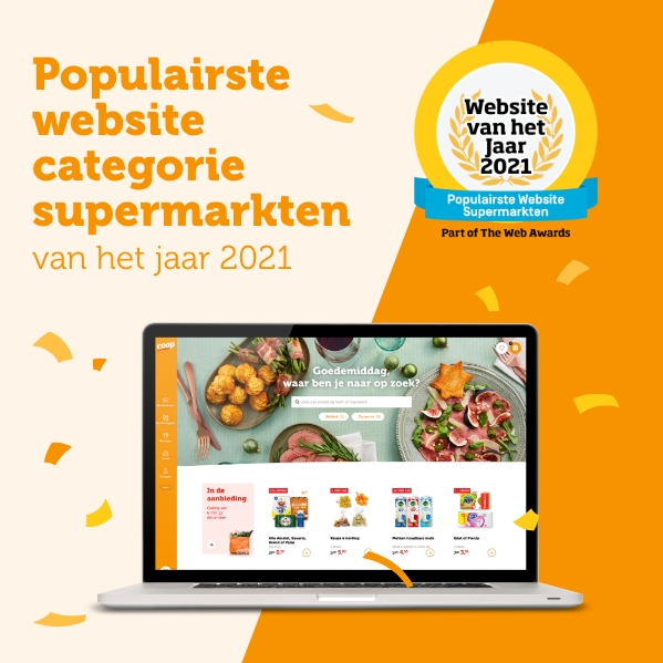 Hoera, wij zijn de populairste website van het jaar!