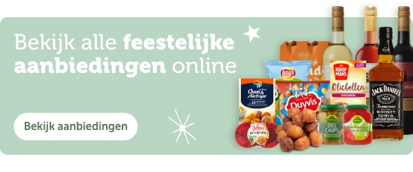 Bekijk alle feestelijke aanbieidngen online | Bekijk aanbiedingen