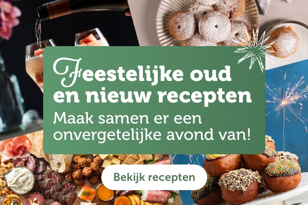 Feestelijke oud en nieuw recepten | maak samen er een onvergetelijke avond van! | Bekijk recepten