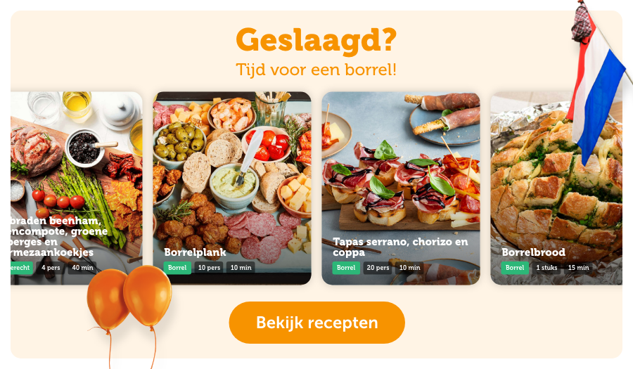 Geslaagd? Tijd voor een borrel! Bekijk recepten