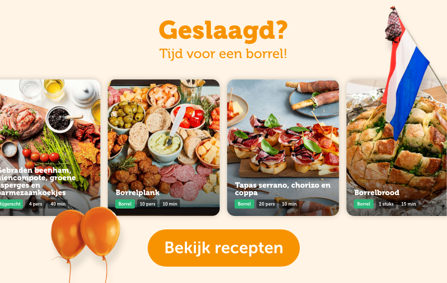 Geslaagd? Tijd voor een borrel! Bekijk recepten