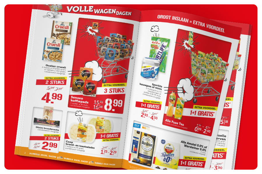 Volle wagens, volle folder!