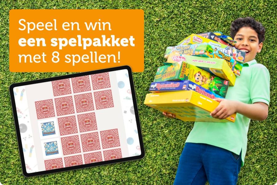 Speel en win een spelpakket met 8 spellen!