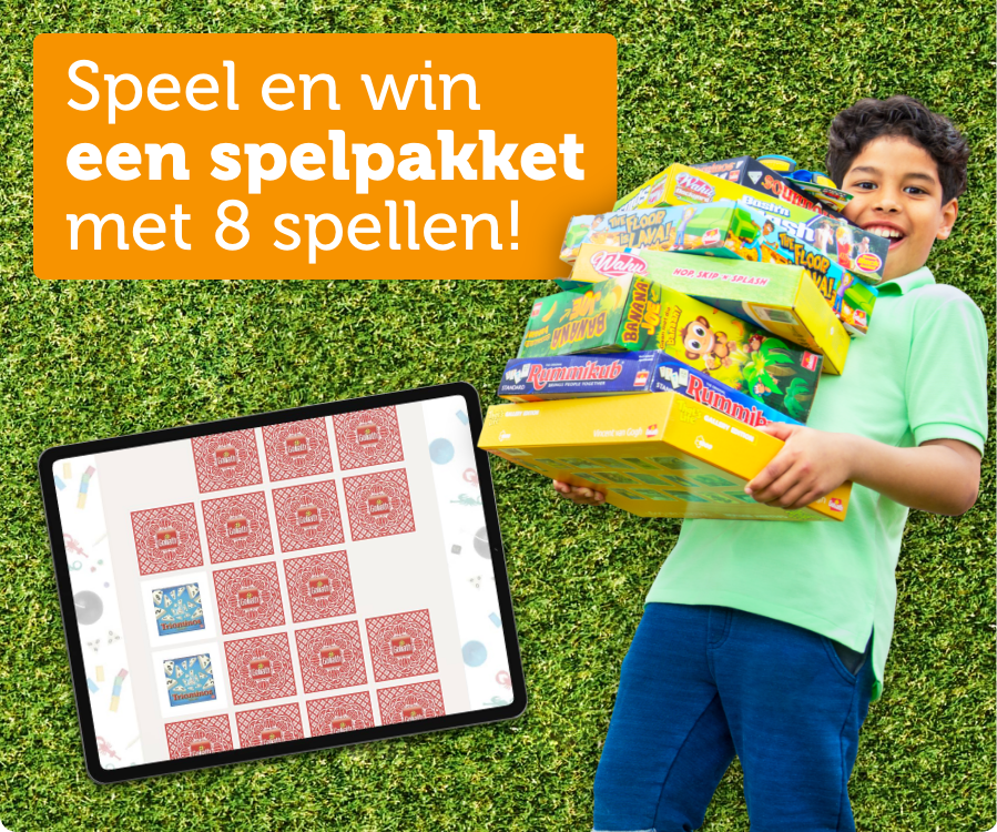 Speel en win een spelpakket met 8 spellen!