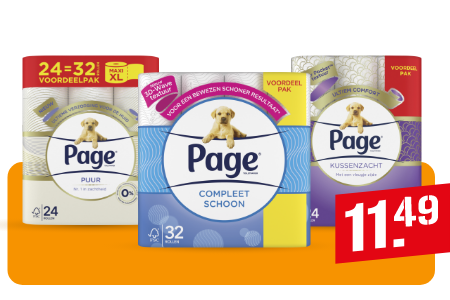 Page toiletpapier extra voordelig