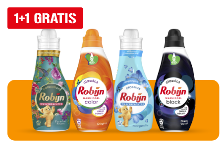 Robijn 1+1 gratis