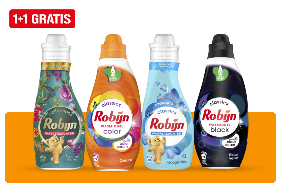 Robijn 1+1 gratis