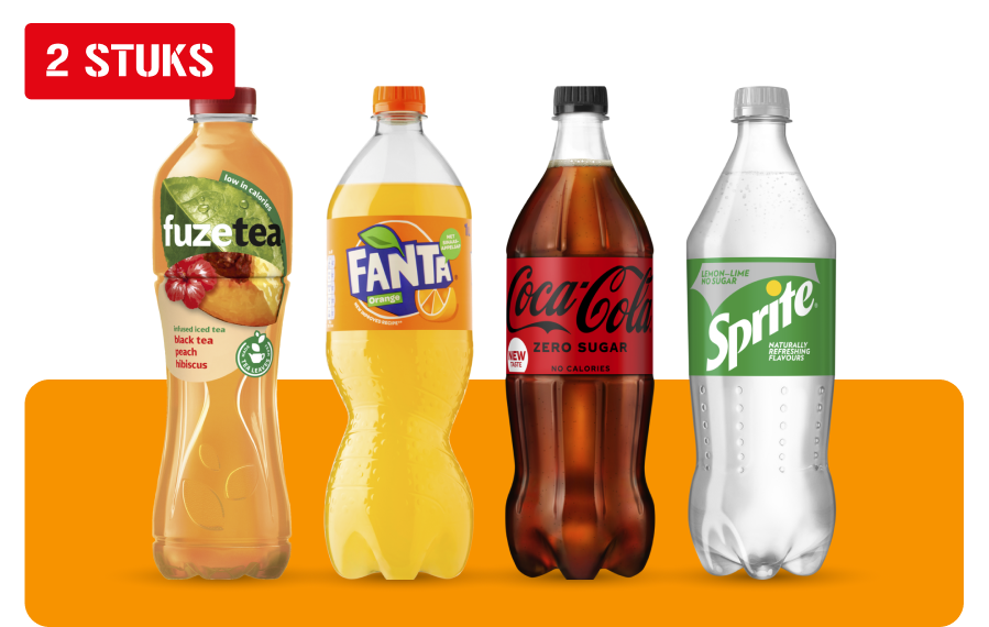 Coca-cola, Fanta, Sprite of Fuze Tea