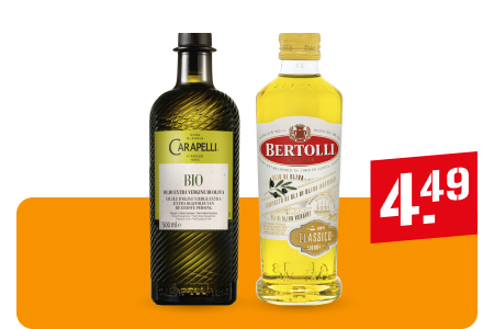 Bertolli, Carbonell of Carapelli olijfolie