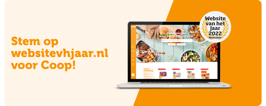 Website van het jaar: stem op Coop!