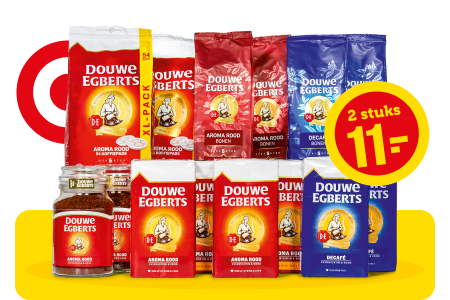 Douwe Egberts aroma rood of décafé