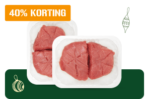 Trots van Coop Blonde d'Aquitaine kogelbiefstuk