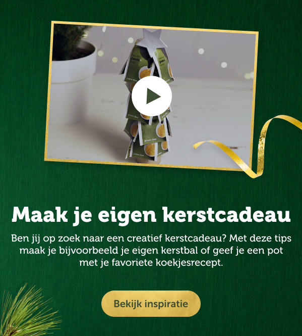 Maak je eigen kerstcadeau