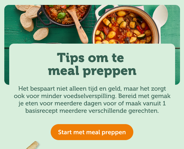 Tips om te meal preppen