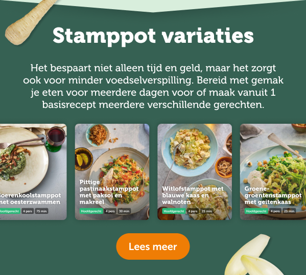Stamppot variaties. Lees meer.