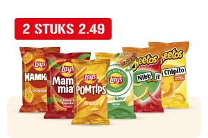 Cheetos en diverse soorten Lay's