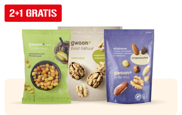 Alle g'woon pinda's, noten, rijst- of kaaszoutjes