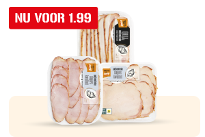 Trots van Coop Authentieke oven- gebakken kipfilet, casselerrib of spek