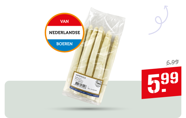 Hollandse witte asperges