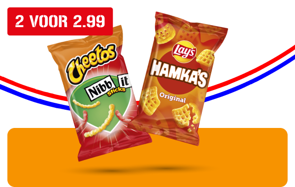 Cheetos, Lay's Hamka's, Mama Mia's of Pomtips