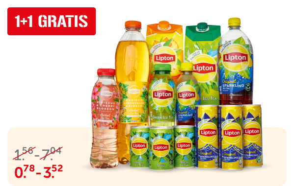 Alle Lipton Ice tea