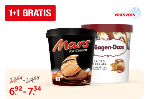 Mars, Snickers of Häagen Dazs pints