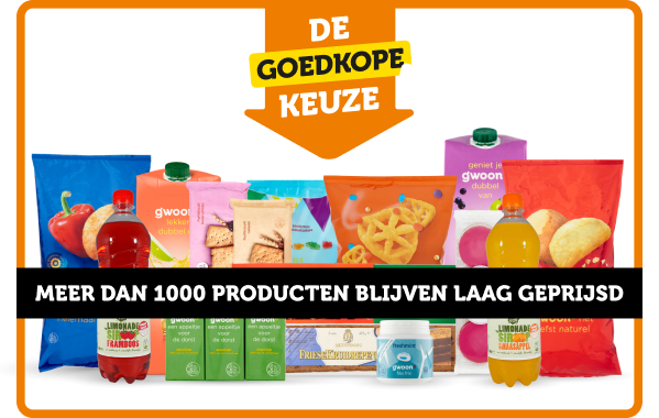 Meer dan 1000 producten blijvend laag geprijsd