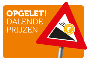 Opgelet! Dalende prijzen! 