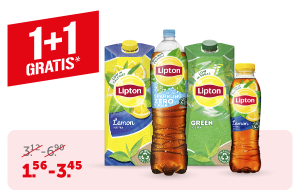 Alle Lipton ice tea