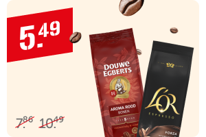 Douwe Egberts of L'Or koffiebonen