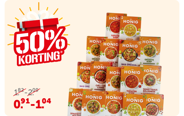 Honig maaltijdmixen